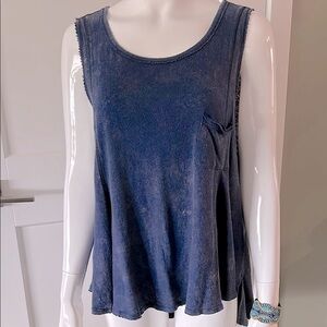 We the Free Linen & Cotton Flowy Tank